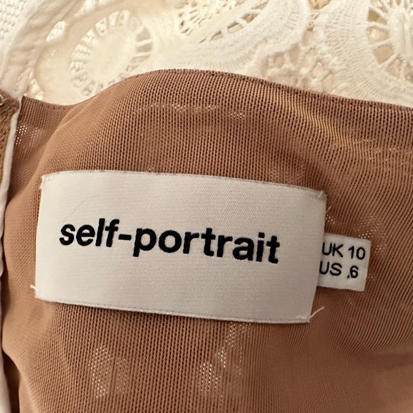 SELF PORTRAIT: FELICIA LACE MIX DRESS - Picture 6 of 6